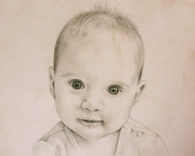 Portrait vom Foto, Babyportrait, Karin_Scholz_Home 1 Kunst